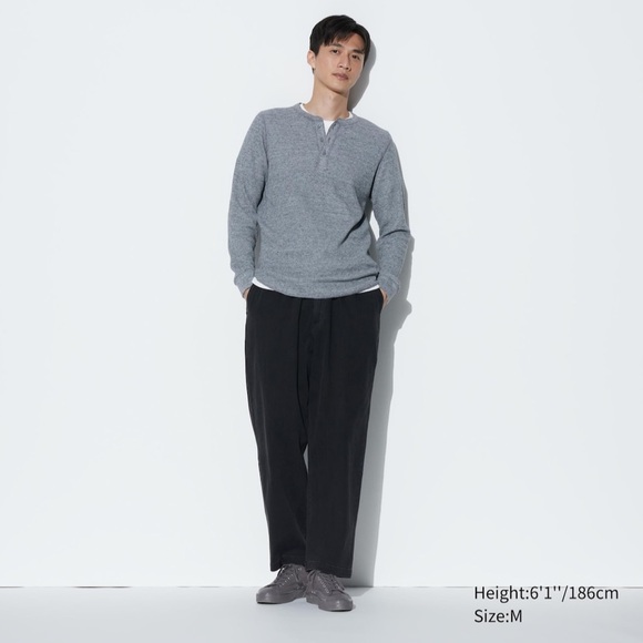 M Uniqlo Man Washed Jersey
Cotton Ankle Pants Navy NWT - Picture 6 of 10